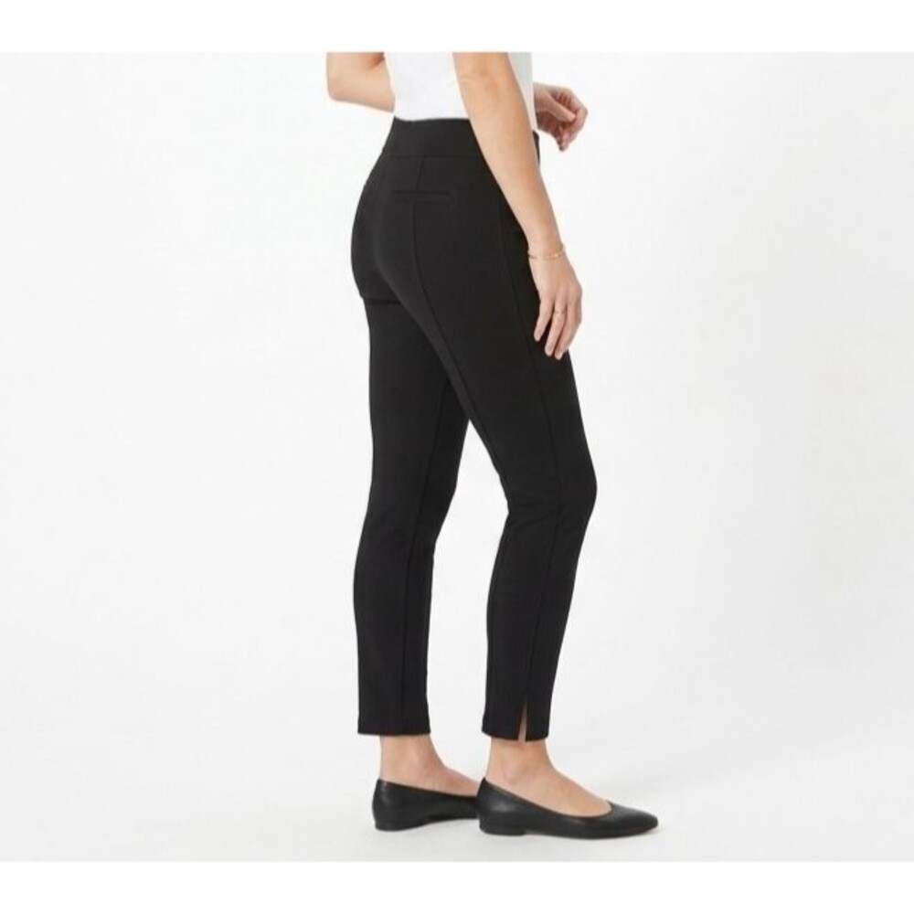 Spanx The Perfect Pant Ankle Backseam Skinny Pants Black Large L 20251R